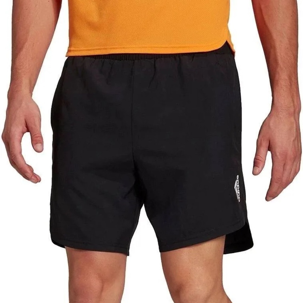 adidas Black Men's AEROREADY DESIGNED FOR MOVEMENT SHORTS